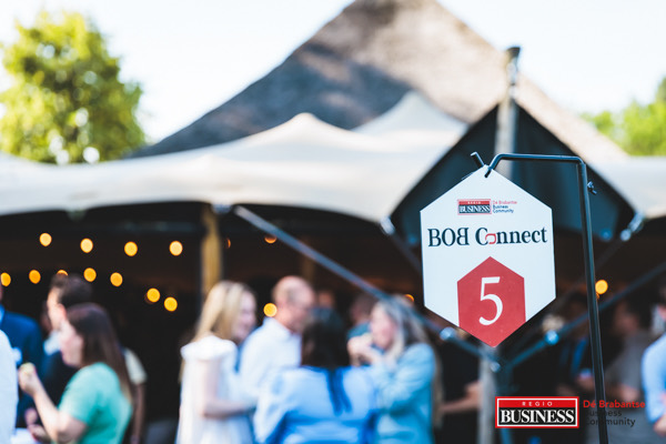 Bezoekers bij een BOB Connect netwerkevent