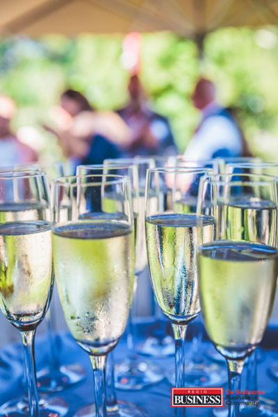 Geserveerde drankjes op een netwerkevent